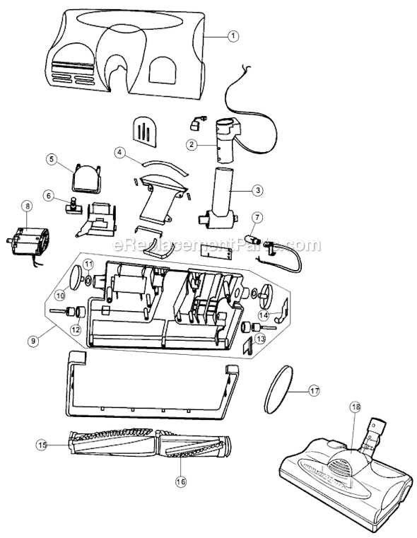 schematic miele vacuum parts diagram