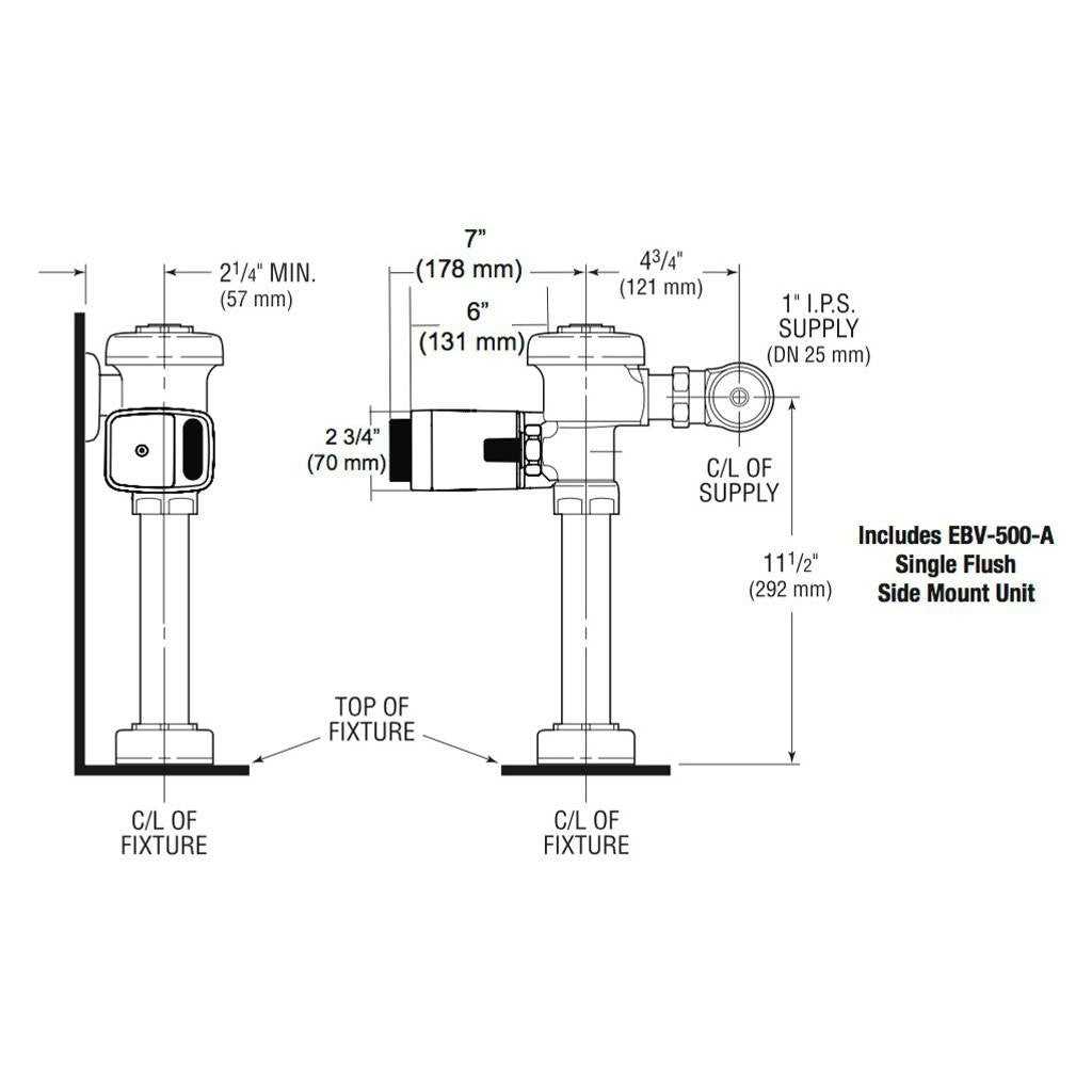 sloan regal flushometer parts diagram