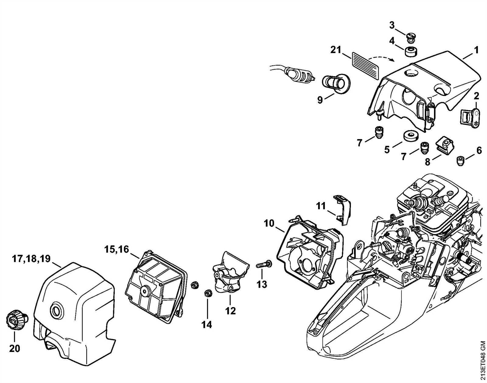 stihl 362 parts diagram