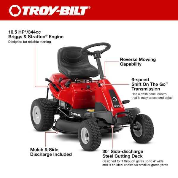 troy bilt riding lawn mower parts diagram