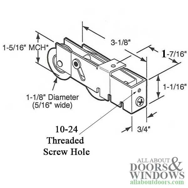 sliding glass patio door parts diagram