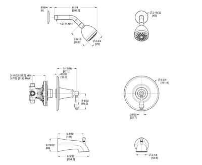 price pfister shower parts diagram