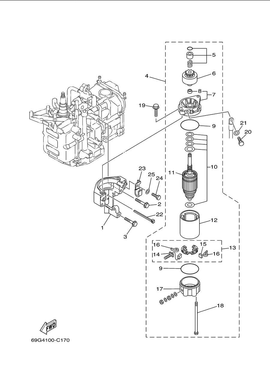 yamaha outboard motor parts diagram