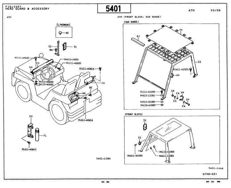 tow truck parts diagram