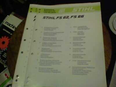 stihl fs 66 trimmer parts diagram