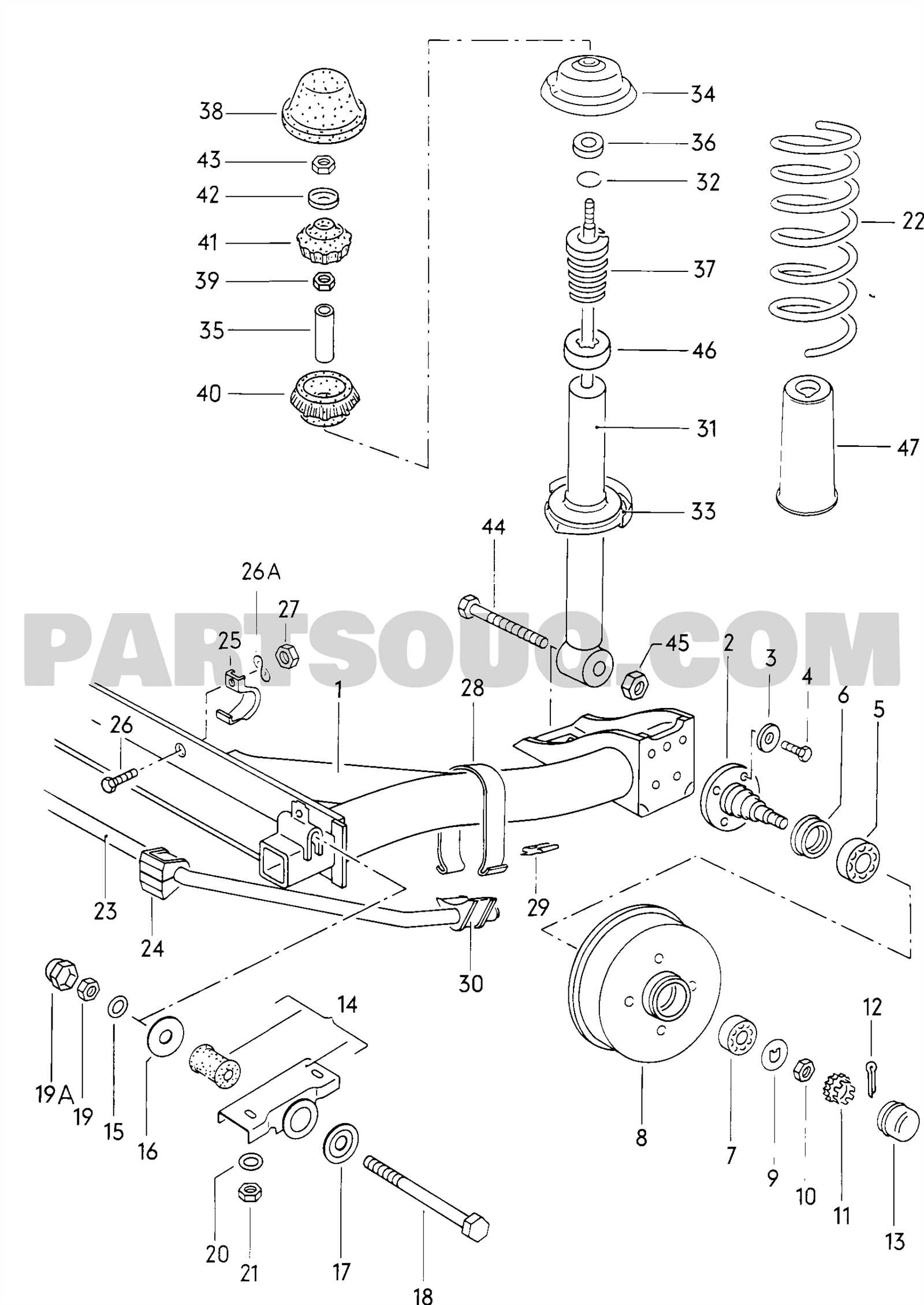 vw jetta parts diagram