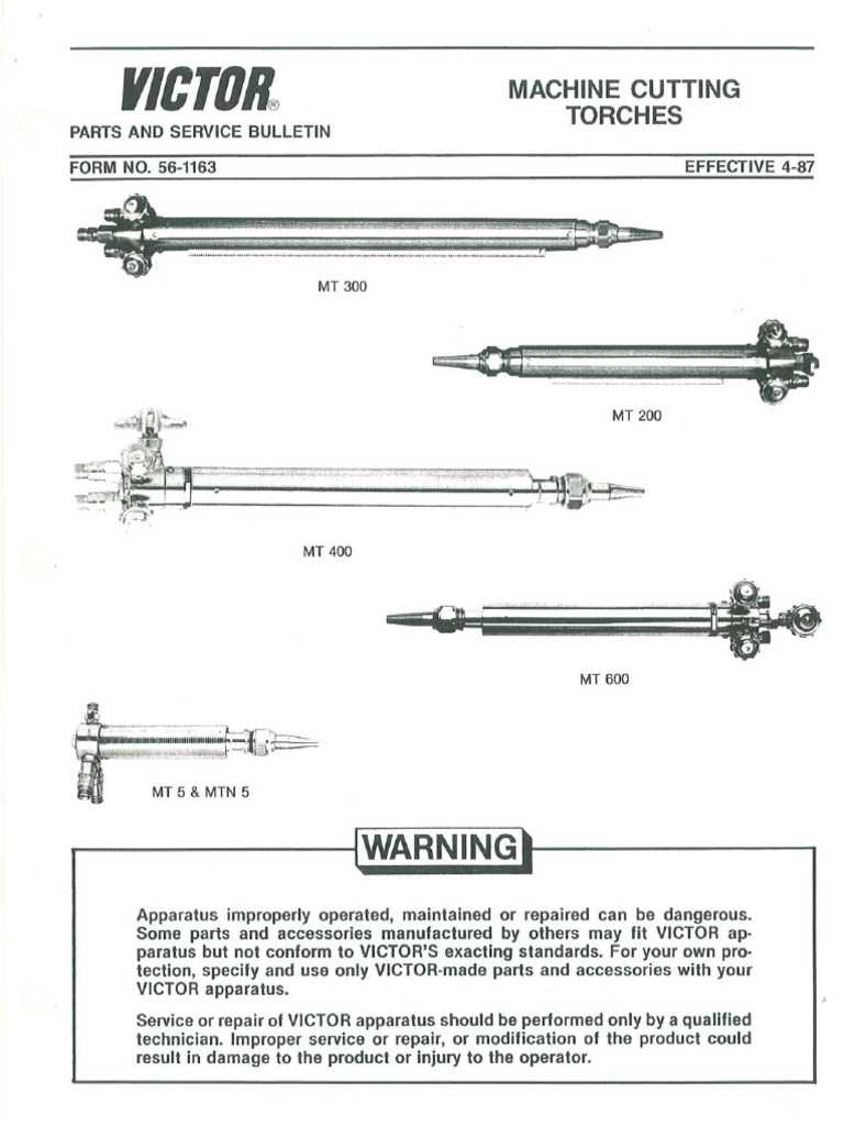 victor cutting torch parts diagram