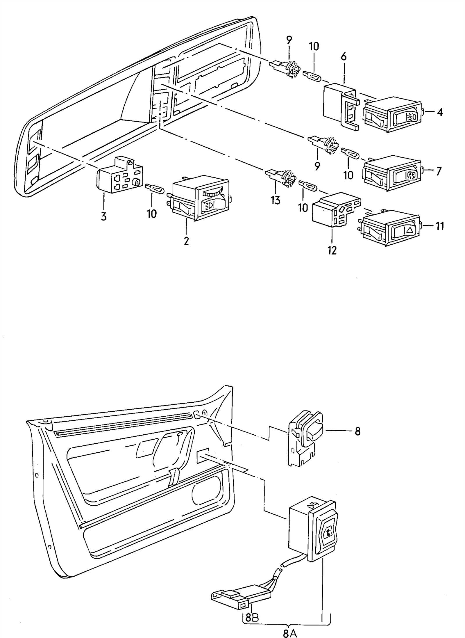 vw scirocco parts diagram