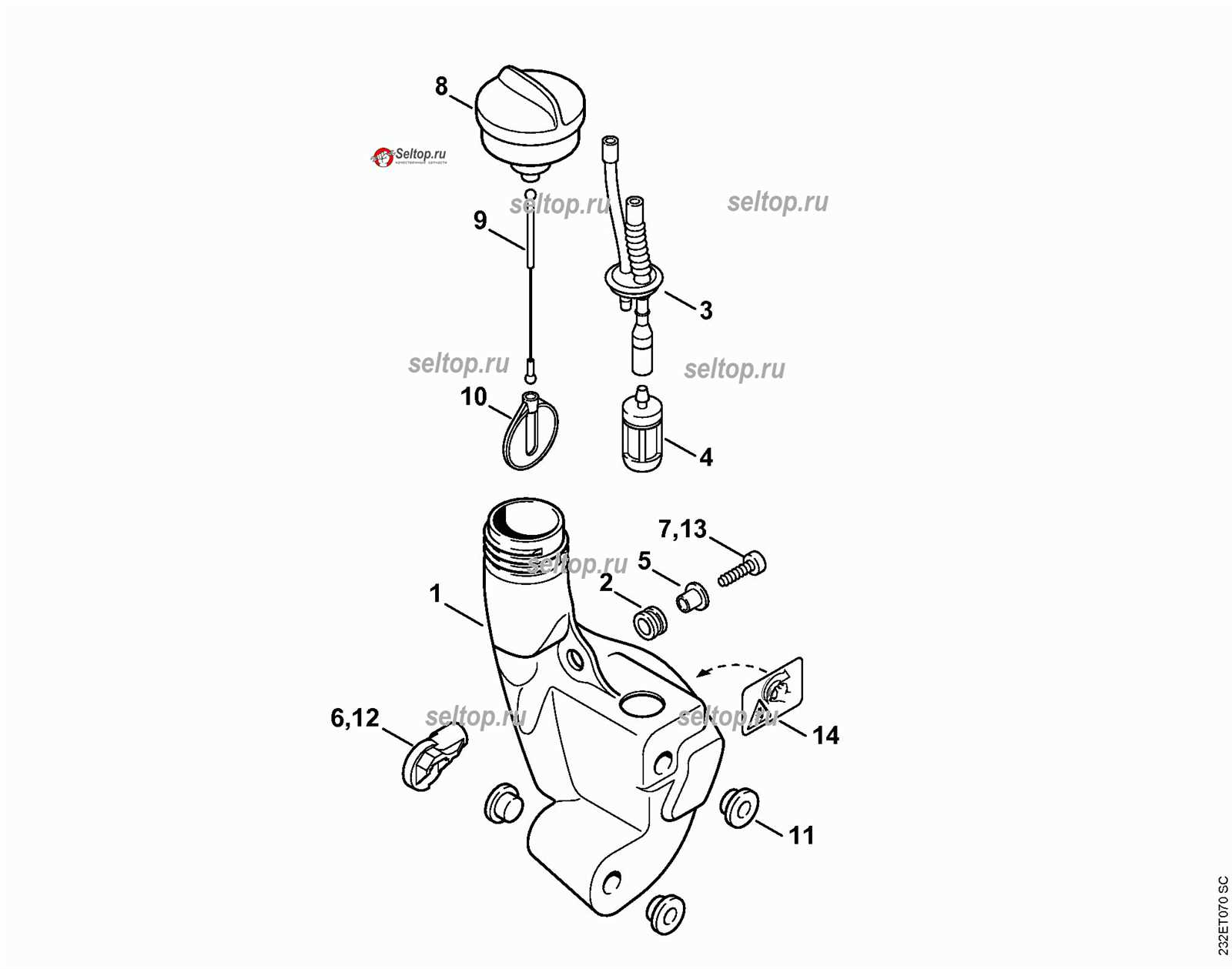 stihl fs 45 c parts diagram