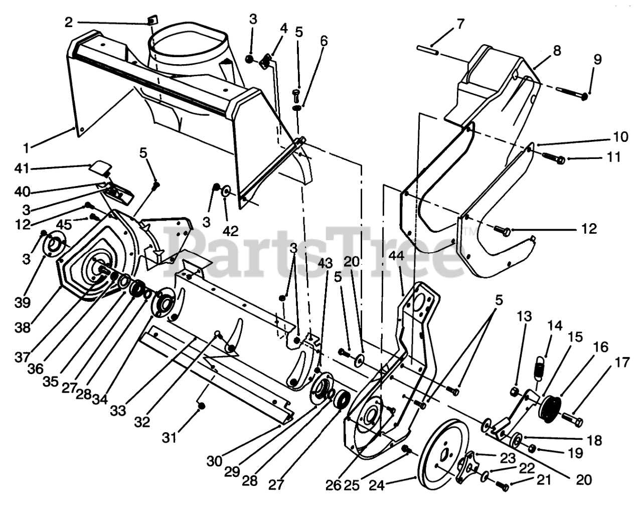 toro ccr 2450 parts diagram