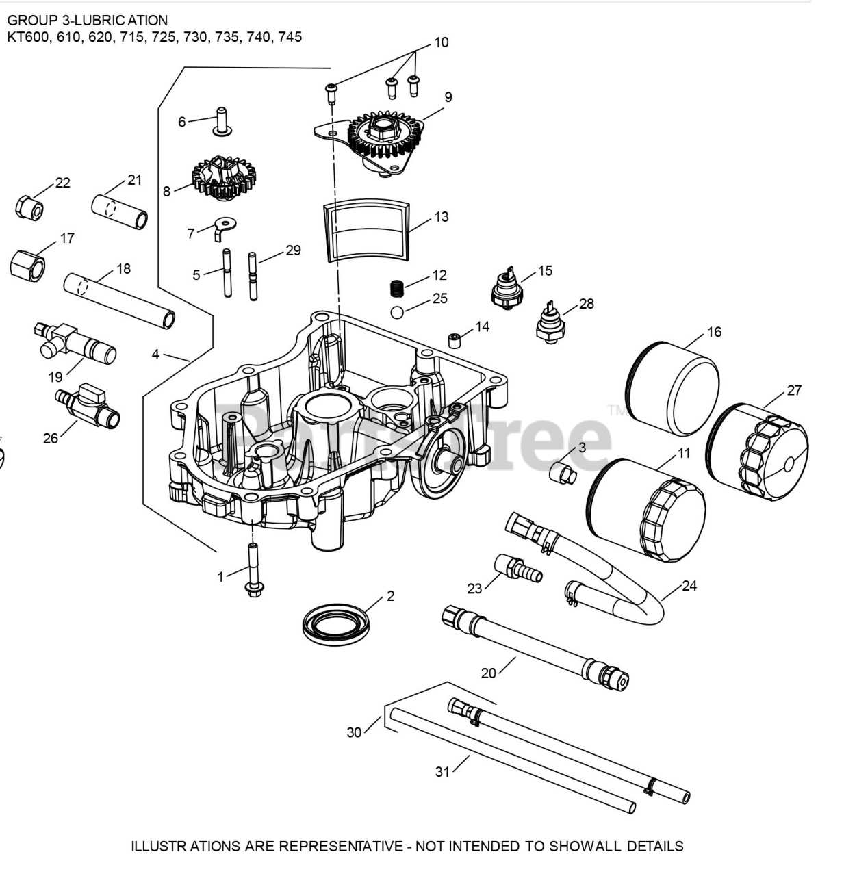 kohler motor parts diagram