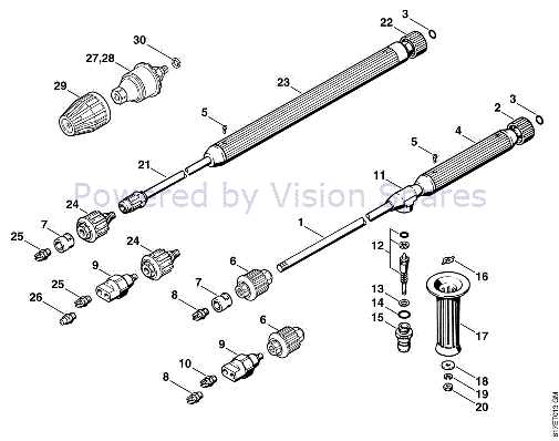 stihl rb 400 pressure washer parts diagram