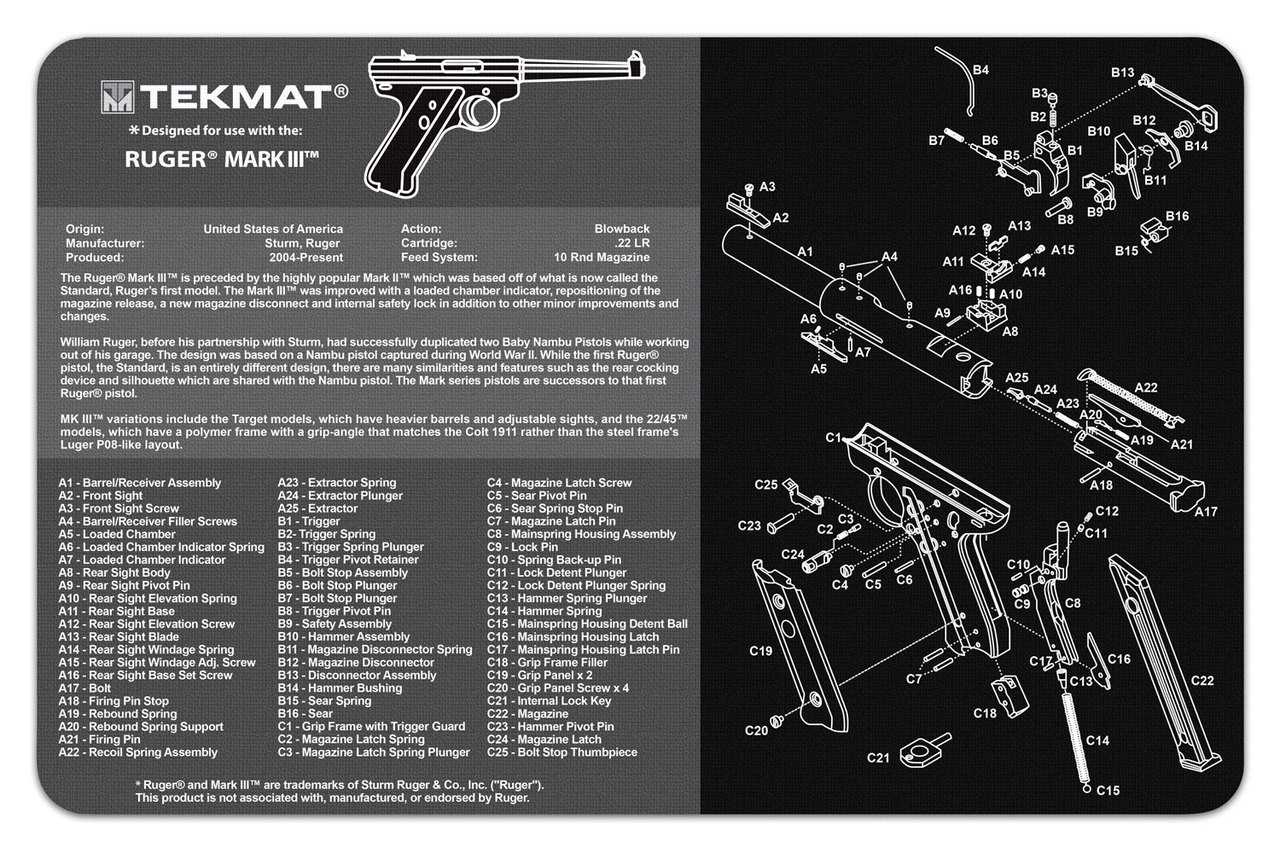 ruger mark iii parts diagram