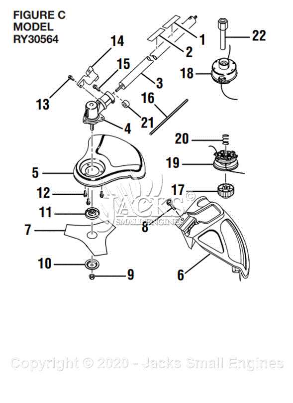 ryobi x430 parts diagram