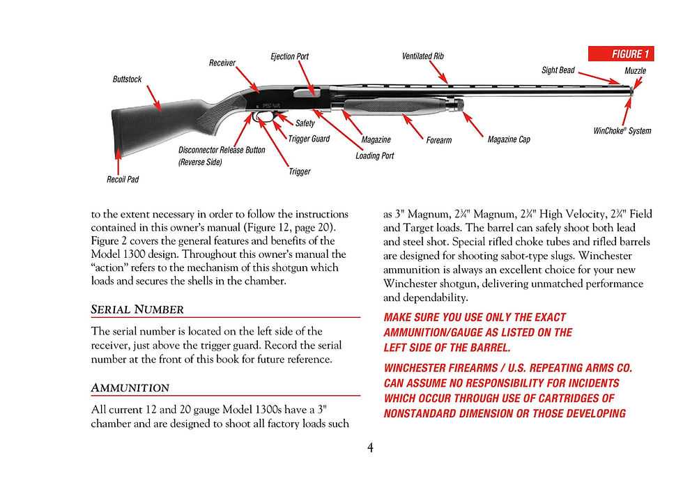 winchester model 120 parts diagram