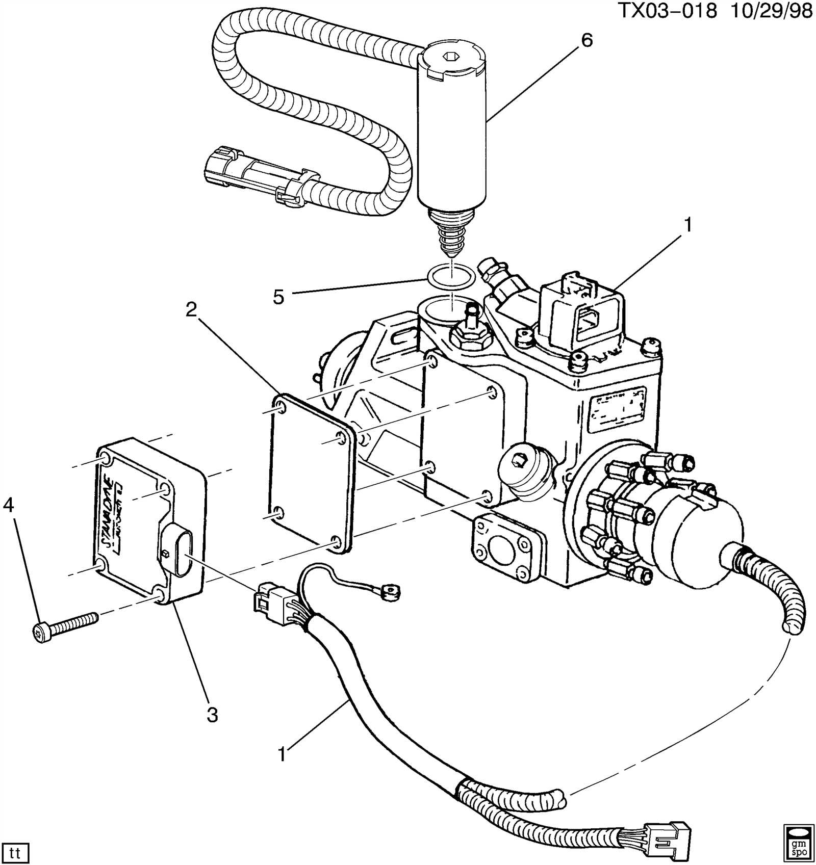 stanadyne injection pump parts diagram