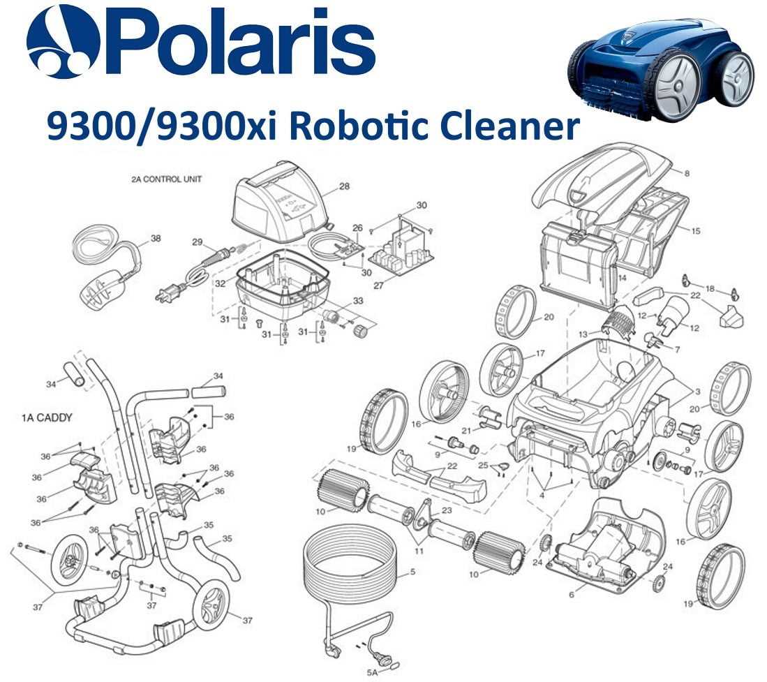 polaris pool cleaner parts diagram