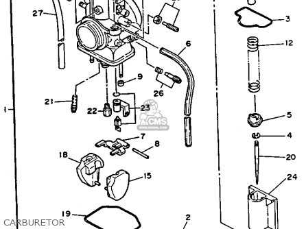 yz250 parts diagram