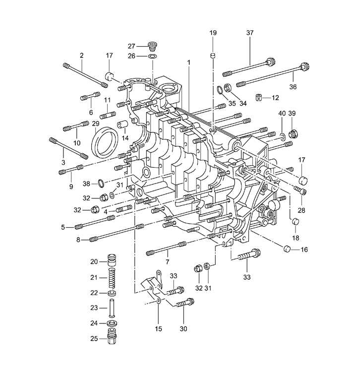 porsche 996 parts diagram