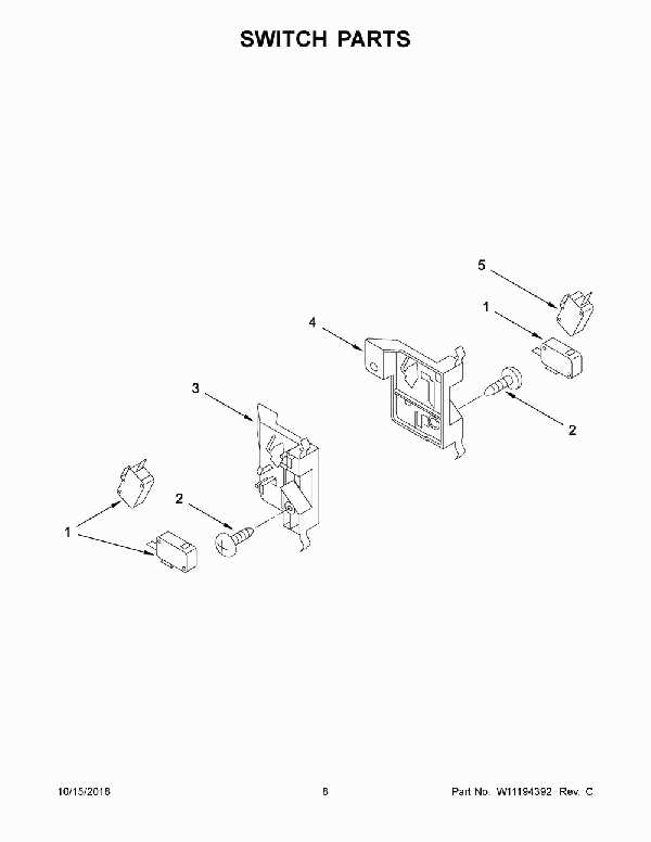 whirlpool microwave parts diagram