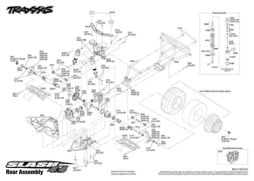 traxxas x maxx 8s parts diagram