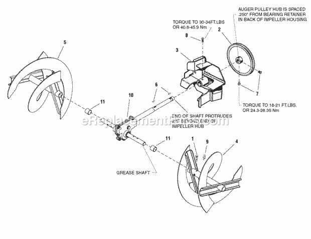 simplicity snowblower parts diagram