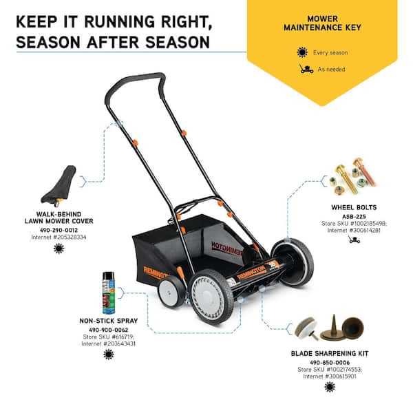 remington lawn mower parts diagram