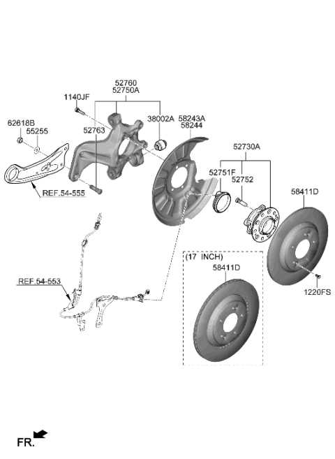 wheel hub assembly parts diagram