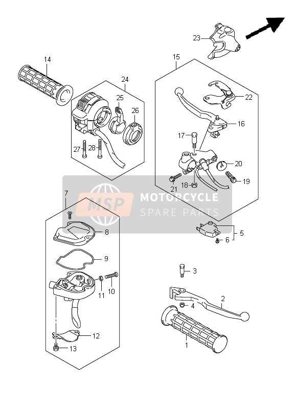 suzuki king quad 400 parts diagram