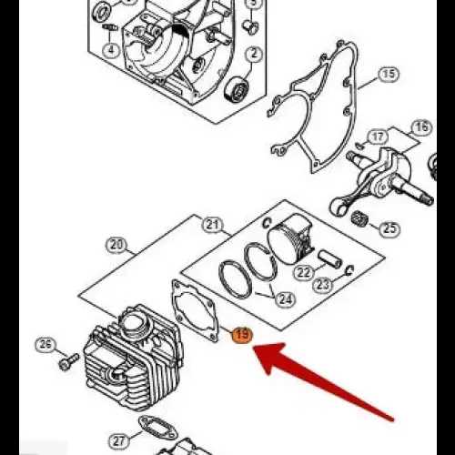 stihl ms200t parts diagram