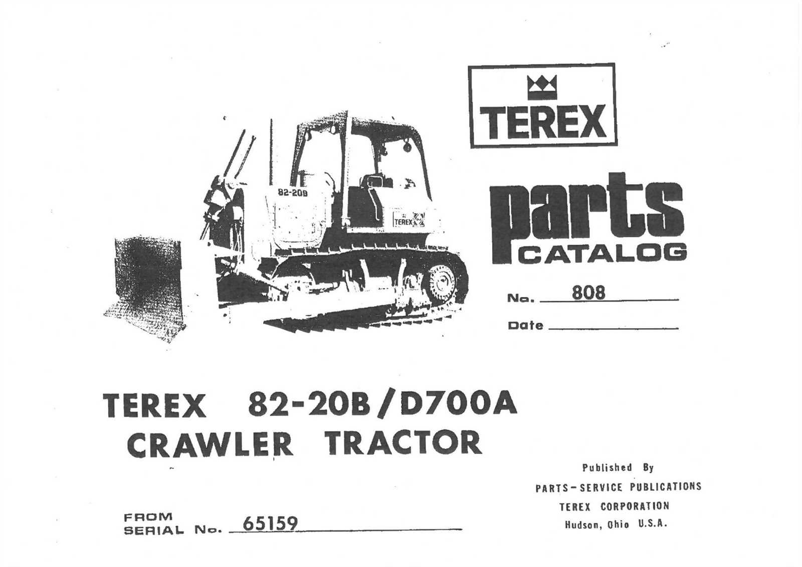 terex parts diagram