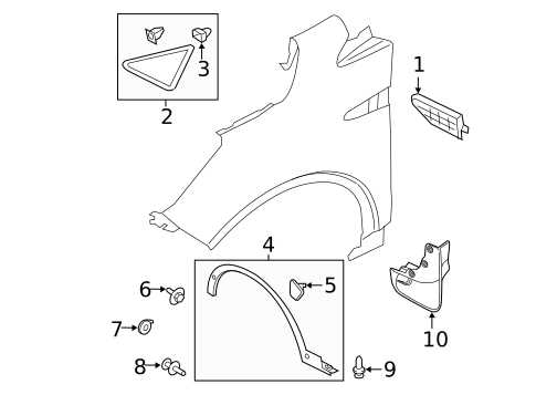 wheel well parts diagram