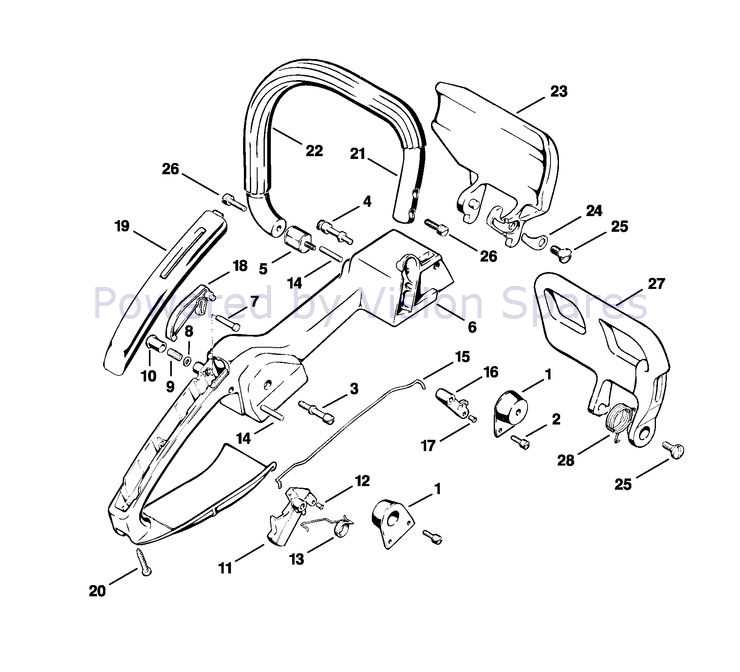 stihl 020av parts diagram