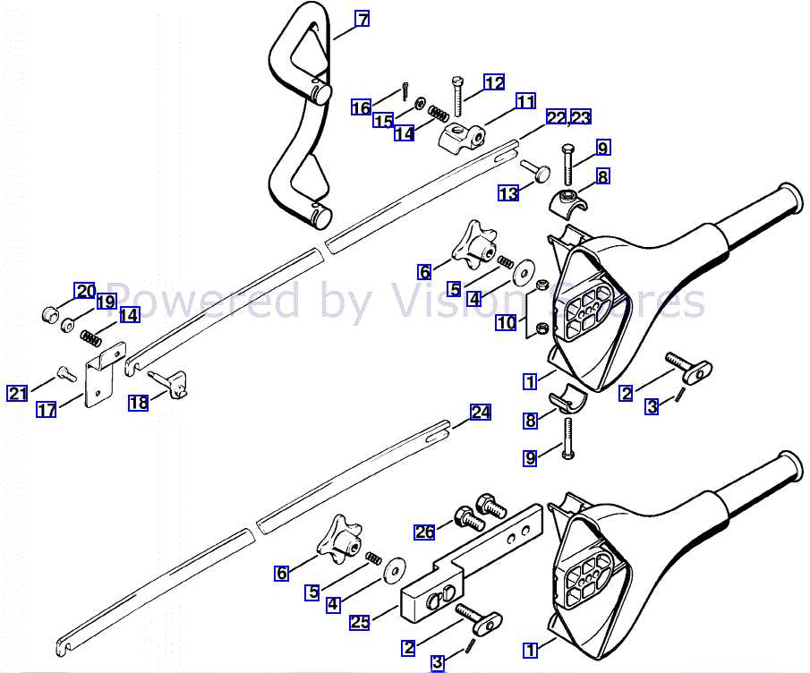 stihl km 55 r parts diagram