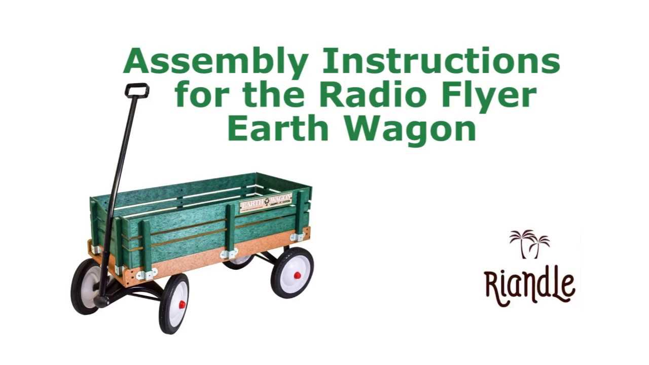 radio flyer wagon parts diagram