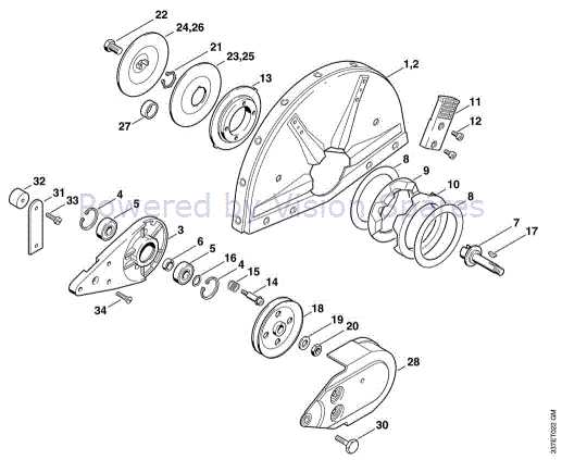 stihl 460 parts diagram