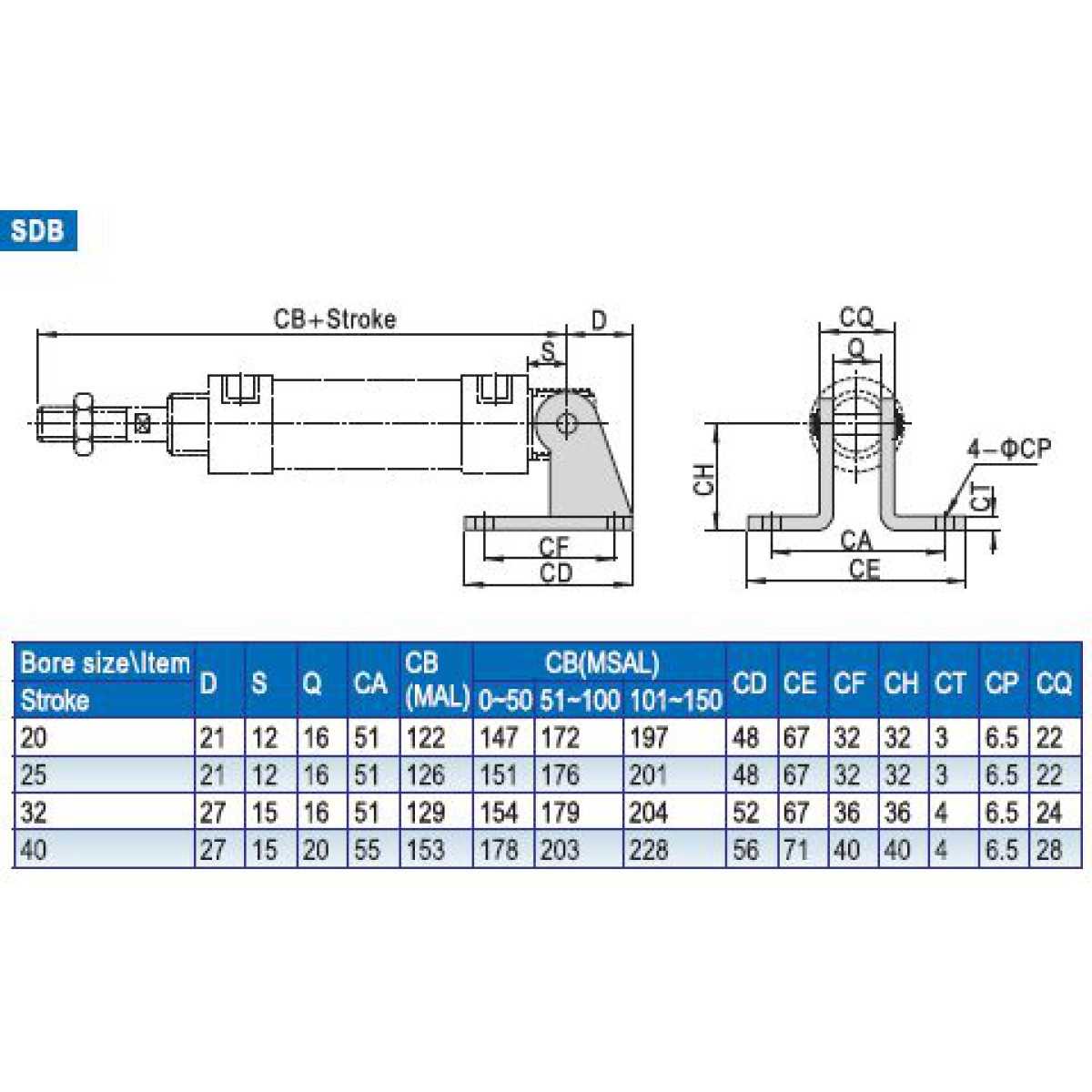 pneumatic cylinder parts diagram