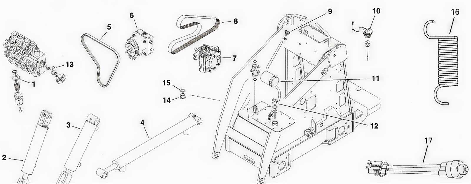 toro dingo parts diagram