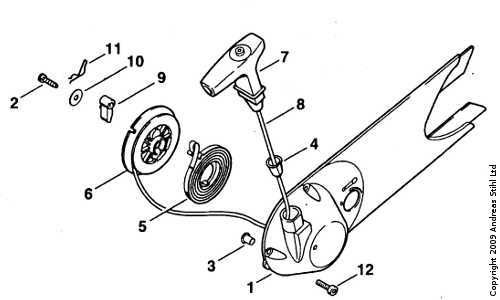 stihl concrete saw parts diagram