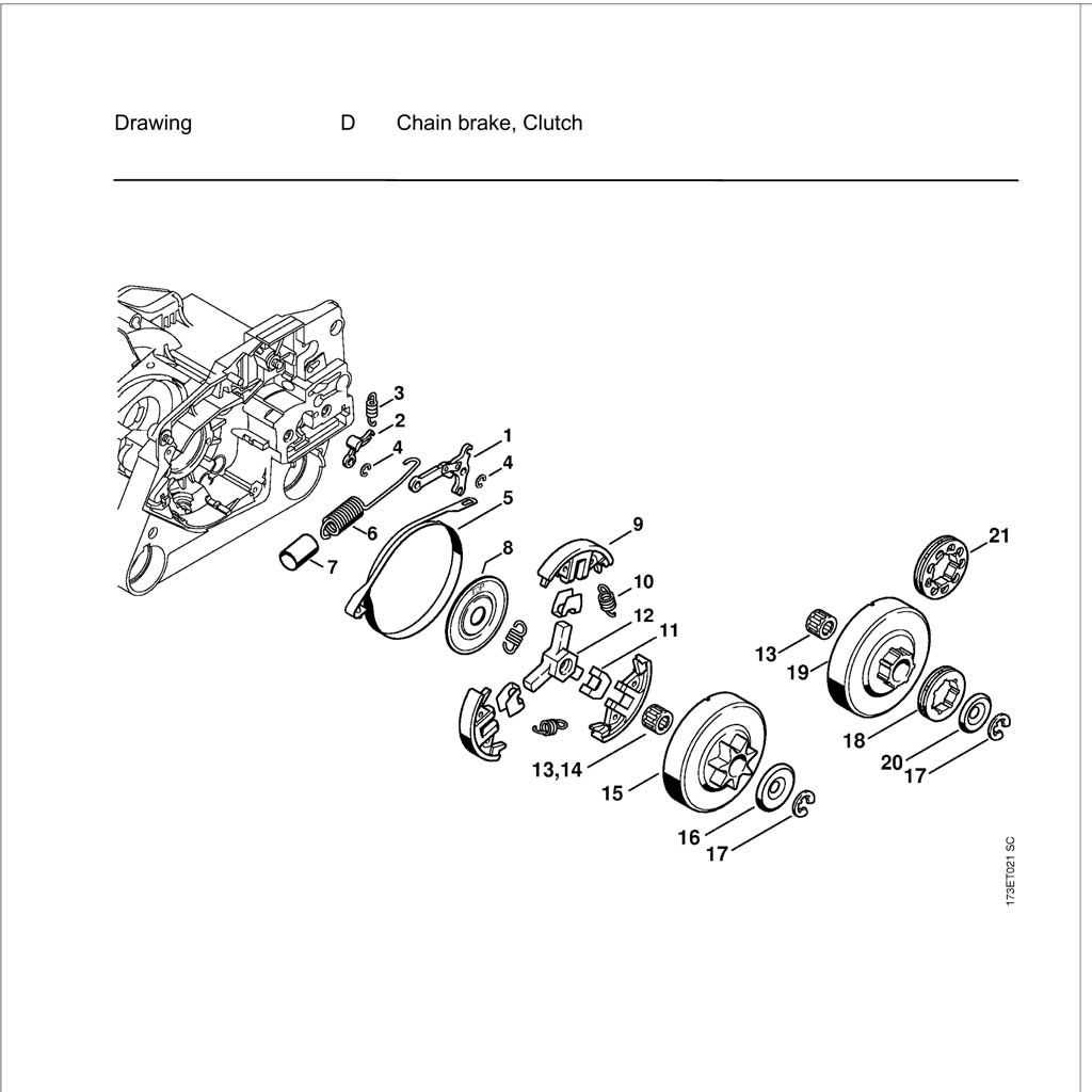 stihl 028 av super chainsaw parts diagram