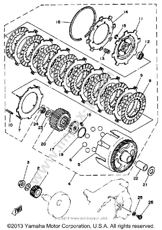 yamaha atv parts diagram