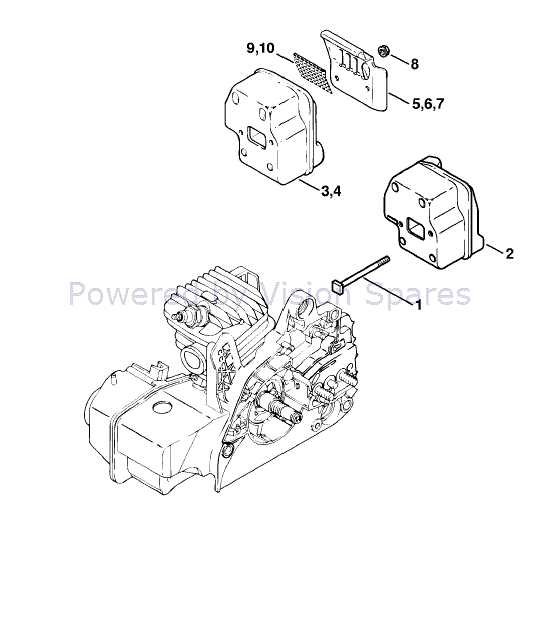 stihl ms210 parts diagram