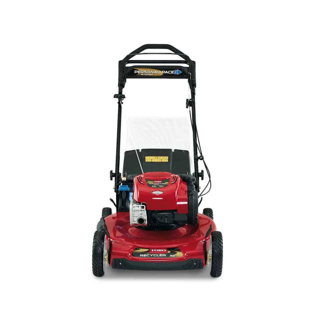 toro personal pace mower parts diagram