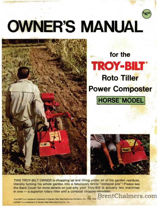 troy bilt big red tiller parts diagram