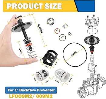 watts backflow preventer parts diagram