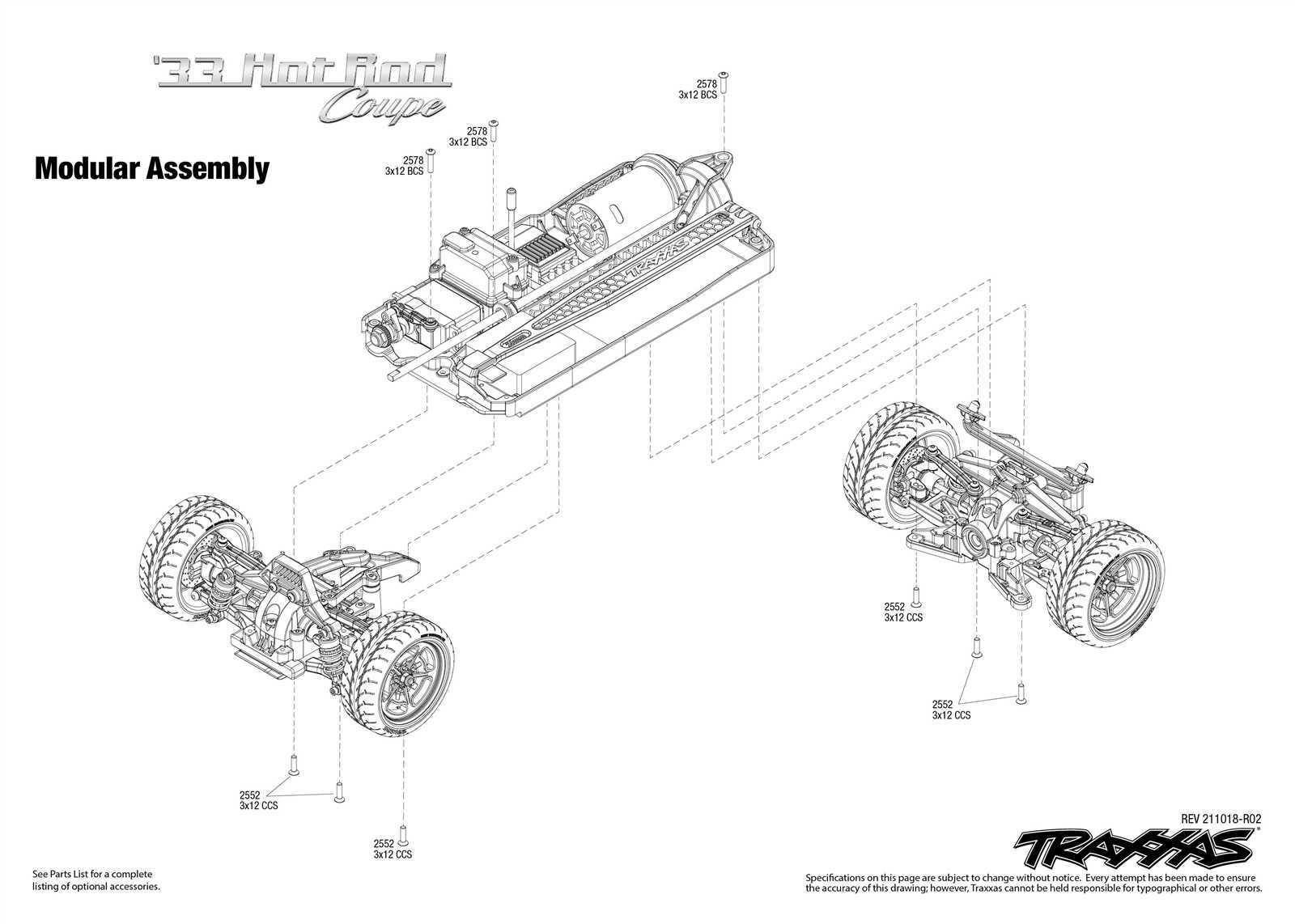 traxxas 4 tec 2.0 parts diagram