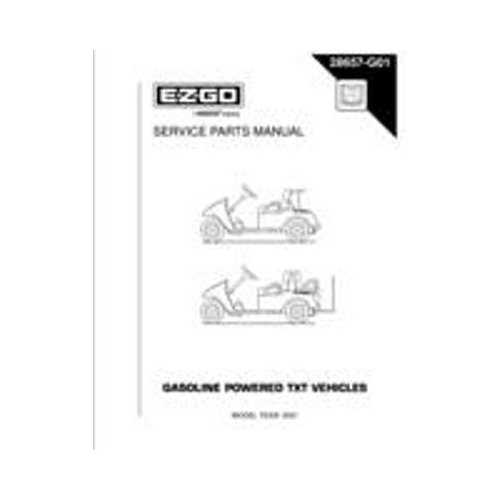 2000 ezgo txt parts diagram