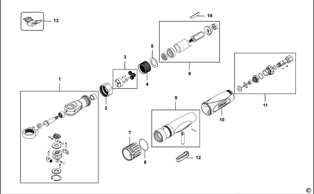 ratchet parts diagram