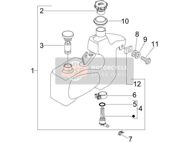 vespa lx 50 parts diagram