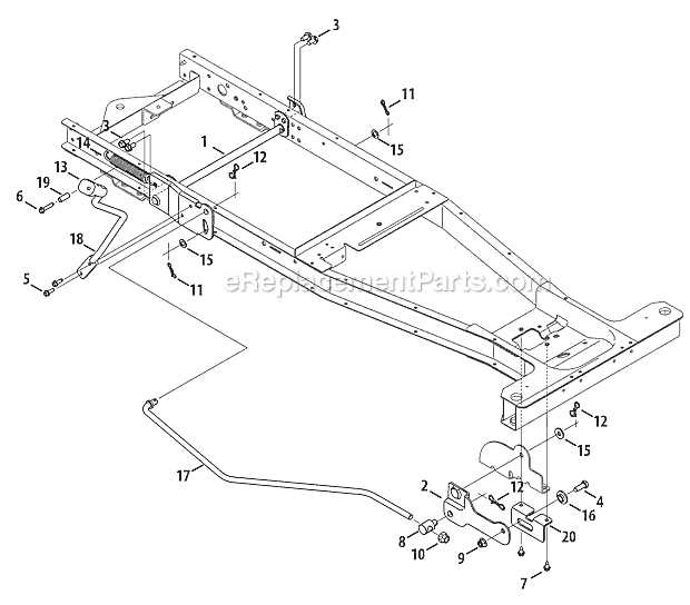 troy bilt riding lawn mower parts diagram